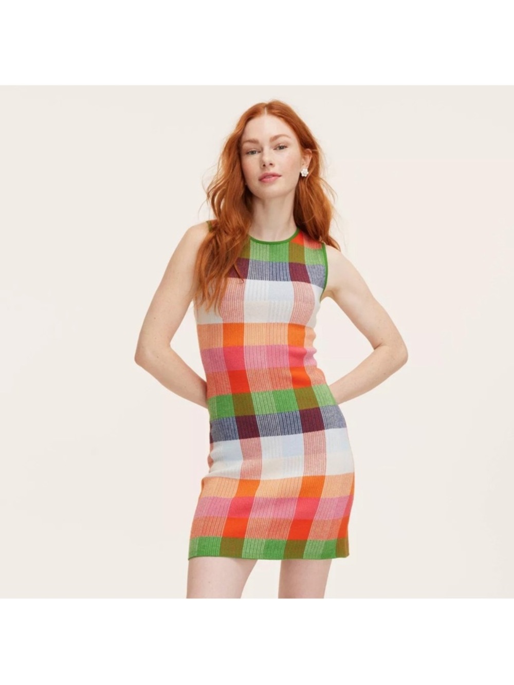 Women’s Plaid Mini Sweater Dress -kate spade New York x Target size S NWT